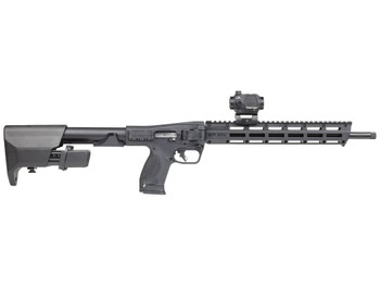 Smith & Wesson 14377 M&P FPC 9mm Luger 23+1 16.25" Black Oxide Black Anodized Receiver 15" M-LOK Handguard Polymer Stock M&P w/Interchangeable Palmswells Grip