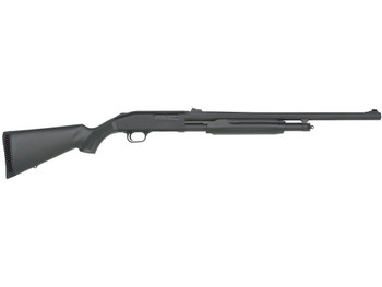 Mossberg 56424 500 Slugster 12 Gauge Pump 3" 5+1 24" Matte Blued Steel Barrel, Matte Blued Receiver, Fixed Synthetic Stock