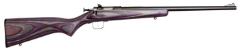 Crickett KSA2227 Youth  22 LR 1rd 16.12" Blued Barrel & Receiver, Fixed Front/Adjustable Rear Sights, Purple Laminate Stock w/11.5" LOP, Rebounding Firing Pin Safety                                   