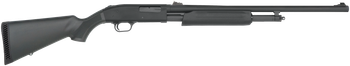 Mossberg 56435 500 Slugster 20 Gauge Pump 3" 5+1 24" Matte Blued Steel Barrel, Matte Blued Receiver, Fixed Synthetic Stock                                                                              