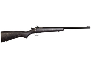 Crickett KSA2244 Youth 22 LR 1rd 16.12" Blued Barrel & Receiver, Fixed Front/Adjustable Rear Peep Sight, Black Laminate Stock w/11.5" LOP, Rebounding Firing Pin Safety