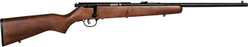 Savage Arms 60702 Mark I G Youth 22 Long/22 Short/22 LR 1rd 19" Black Satin Button Rifled Barrel, Satin Black Drilled & Tapped Carbon Steel Receiver, Satin Brown Fixed Wood Stock, Right Hand          