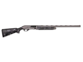 Weatherby XST2028MAG Sorix Full Size 20 Gauge Semi-Auto 3" 2+1 28" Gray Cerakote Vent Rib Barrel & Drilled & Tapped Steel Receiver, Storm Camo Synthetic Stock w/Adj Shim, Ambidextrous