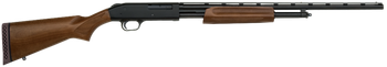 Mossberg 50104 500 All Purpose Full Size 410 Gauge Pump 3" 5+1 24" Blued Vent Rib Barrel, Blued Integral Scope Mount Steel Receiver, Fixed Hardwood Stock, Right Hand                                   