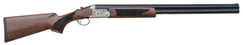 Pointer KAR2828 Acrius  Full Size 28 Gauge Break Open 2.75" 2rd 28" Black Over/Under Vent Rib Barrel, Nickel Steel Laser Etched Receiver, Fixed Turkish Walnut Stock, Ambidextrous                      