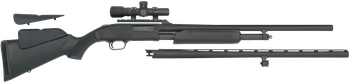 Mossberg 54047 500 Field/Deer Pump 20 Gauge 5+1 3" 26" Vent Rib/24" Slugster Barrels, Matte Blued Metal Finish, Synthetic Dual Comb Stock, Includes Accu-Set Chokes & Dead Ringer 2.5x20mm Scope        