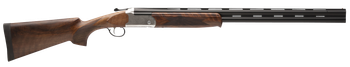 Stevens 22179 555 E 16 Gauge 3" 28" Over/Under Vent Rib Barrel, Silver Engraved Receiver, Oiled Turkish Walnut, Includes Five Chokes, Ambidextrous Hand                                                 