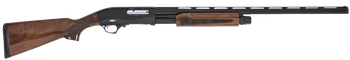 TriStar 23133 Cobra III  Full Size 20 Gauge Pump 3" 5+1 26" Black Vent Rib Barrel, Black Steel Receiver, Fixed Walnut Stock, Beretta/Benelli Mobil Choke Tube, Right Hand                               