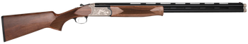 Charles Daly 930344 202A  Full Size 28 Gauge Break Open 3" 2rd 26" Blued Vent Rib Barrel, Silver Engraved Aluminum Receiver, Checkered Walnut Stock                                                     