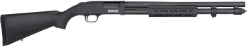 Mossberg 51604 590S  12 Gauge Pump 3" 13+1 20" Matte Blued Steel Barrel, Matte Blued Optic Ready Receiver, Fixed Black Synthetic Stock, Right Hand                                                      