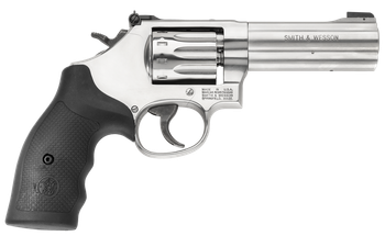 Smith & Wesson 160584 Model 617  22 LR  Stainless Steel 4" Barrel & 10 Shot Cylinder, Satin Stainless Steel K-Frame, Black Polymer Grip,Internal Lock                                                   