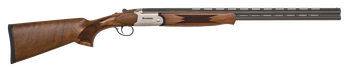 Mossberg 75478 Silver Reserve  Full Size 28 Gauge Break Open 2.75" 2rd 26" Matte Blued Over/Under Vent Rib Barrel, Satin Silver Stainless Steel Engraved Receiver, Fixed Black Walnut Stock, Right Hand 