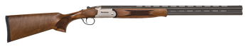 Mossberg 75479 Silver Reserve  Full Size 410 Bore Break Open 3" 2rd 26" Matte Blued Vent Rib Barrel, Satin Silver Engraved Stainless Steel Receiver, Fixed Black Walnut Stock, Right Hand               