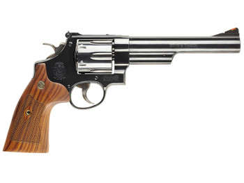 Smith & Wesson 150145 Model 29 Classic N-Frame Frame 44 S&W Spl/44 Rem Mag 6 Shot 6.50" Blued Carbon Steel Barrel, Cylinder & Frame, Wood Grip, Exposed Hammer