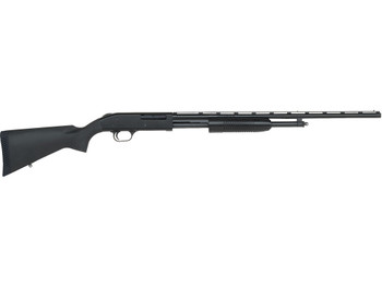 Mossberg 50112 500 Bantam Youth 410 Gauge Pump 3" 5+1 24" Blued Vent Rib Barrel, Blued Steel Receiver, Fixed Black Synthetic Stock, Right Hand, Fixed Full Choke