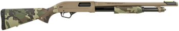 Winchester Repeating Arms 512435395 SXP Defender 12 Gauge 3" 5+1 (2.75") 18" Barrel, FDE Drilled & Tapped Rec, Woodland Camo Textured Stock, Tactical  Ribbed Forearm, Inflex Recoil Pad                