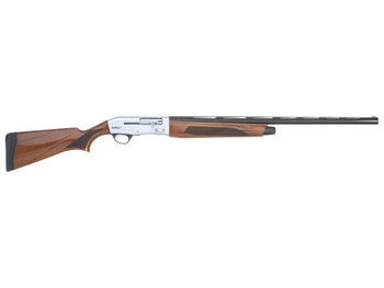 TriStar 24260 Viper G2 Pro Full Size 12 Gauge Semi-Auto 3" 5+1 28" Black Vent Rib Barrel, Silver Steel Receiver, Fixed Turkish Walnut Stock, Beretta/Benelli Mobil Chokes, Right Hand