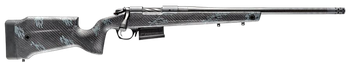 Bergara Rifles B14S754CF B-14 Crest 22-250 Rem 5+1 20" Sniper Gray Cerakote Fluted Barrel, Steel Receiver, Fixed Carbon Fiber Black & Gray Sponge Stock                                                 
