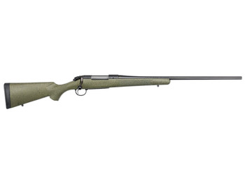 Bergara Rifles B14LM1013C B-14 Hunter 7mm PRC 3+1, 22" Graphite Black Cerakote #4 Tapered Steel Barrel, Graphite Black Cerakote Steel Receiver, Green Speckled Fixed w/SoftTouch Synthetic Stock