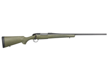 Bergara Rifles B14LM1013C B-14 Hunter 7mm PRC 3+1, 22" Graphite Black Cerakote #4 Tapered Steel Barrel, Graphite Black Cerakote Steel Receiver, Green Speckled Fixed w/SoftTouch Synthetic Stock