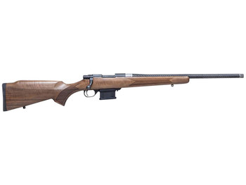 Howa HWHCF6ARC M1500 Mini Action Hunter 6mm ARC 5+1 20" Black Carbon Fiber Wrapped Barrel, Black Drilled & Tapped Steel Receiver, Walnut Fixed Stock, Right Hand