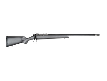 Christensen Arms 8010800700 Summit TI Full Size 6.8 Western 3+1, 24" Natural Titanium Steel Threaded Barrel, Natural Titanium Aluminum Receiver, Natural Carbon Fiber Fixed Sporter Stock