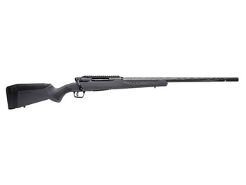 Savage Arms 57899 Impulse Mountain Hunter 30-06 Springfield 4+1 22" Carbon Fiber Threaded Barrel, Black Aluminum Receiver w/Picatinny Rail, Gray AccuStock Synthetic Stock, Ambidextrous
