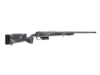 Bergara Rifles B14S754 B-14 Crest 22-250 Rem 5+1 20" Sniper Gray Cerakote #5 Contour Threaded Barrel, Sniper Gray Cerakote Steel Receiver, Black & Gray Sponge Fixed Carbon Fiber Stock