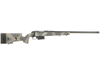 Bergara Rifles B14S382CF B-14 HMR Carbon Wilderness 6.5 Creedmoor 5+1 24" Carbon Fiber Wrapped Barrel, Woodland Camo Molded with Mini-Chassis Stock, Right Hand