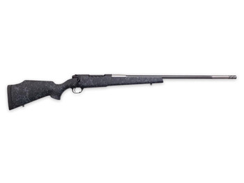 Weatherby MAM01N300PR8B Mark V Accumark 300 PRC 3+1 26" Threaded/Fluted Stainless Barrel, Graphite Black Rec, Gray Webbed Black Monte Carlo Stock, Accubrake Muzzle Brake, Adj. TriggerTech Trigger