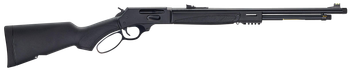 Henry H009X-360BH X Model  Full Size 360 Buckhammer 5+1 21.37" Blued Steel Barrel, Blued Drilled & Tapped Stainless Steel Receiver, Fixed Black Synthetic Stock, Right Hand                             
