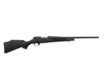 Weatherby VYT65CMR0T Vanguard Synthetic Compact 6.5 Creedmoor 4+1 20" Matte Blued #1 Threaded Barrel, Matte Blued Drilled & Tapped Steel Receiver, Black Adjustable Synthetic Stock
