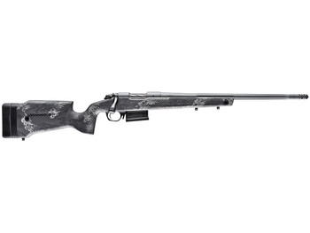 Bergara Rifles B14LM751 B-14 Crest 300 Win Mag 5+1 22" Fluted/Threaded, Sniper Gray Cerakote Barrel/Rec, Monte Carlo Carbon Fiber Stock with Black & Gray Splatter, Omni Muzzle Brake