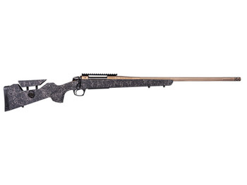 CVA CR3951F Cascade Long Range Hunter Full Size 6.5 Creedmoor 22" Smoked Bronze Cerakote Steel Threaded Barrel, Black w/Smoked Bronze Web Synthetic Stock