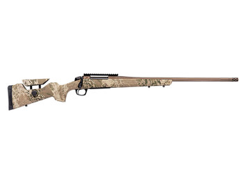 CVA CR3961 Cascade Long Range Hunter Full Size 300 Win Mag 24" Smoked Bronze Cerakote Steel Threaded Barrel, Realtree Hillside Synthetic Stock