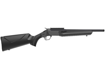 Rossi LWC044MBK LWC 44 Mag 1rd 16.50" Black Oxide Threaded Barrel, Black Picatinny Rail Steel Receiver, Black Fixed Synthetic Stock