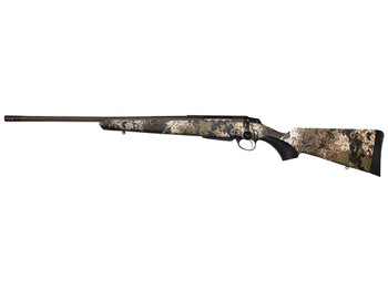 Tikka JRTXVW482 T3x Lite 6.5 Creedmoor 3+1 24.30" Fluted/Threaded, Midnight Bronze Cerakote Barrel/Rec, Veil Wideland Synthetic Stock, Interchangeable Grip, Muzzle Brake Left Hand