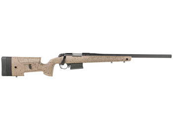 Bergara Rifles B14S351C B-14 HMR 308 Win 5+1 20" Graphite Black Cerakote Barrel, Black Speckled Brown Molded w/Mini-Chassis, Adjustable LOP & Cheek Piece Stock, Right Hand