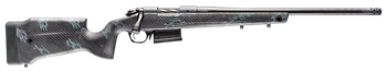 Bergara Rifles B14S752CF B-14 Crest 6.5 Creedmoor 5+1 20" Sniper Gray Cerakote #5 Contour Threaded Barrel, Sniper Gray Cerakote Steel Receiver, Black & Gray Sponge Fixed Carbon Fiber Stock            
