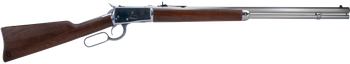Heritage Mfg H9204424F9 92 Ranch Hand 44 Mag 12rd 24" Stainless Polished Octagon Barrel, Polished Stainless Steel Receiver, Fixed Hardwood Stock                                                        