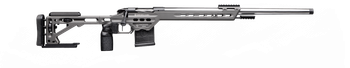 Bergara Rifles BPR256GT Premier Competition 6 GT 10+1 26" Polished Clear Cerakote #4 Tapered Steel Threaded Barrel, Polished Clear Cerakote Steel Receiver, Tungsten MPA BA Chassis                     