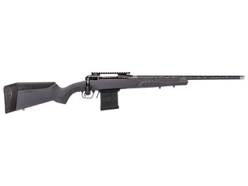 Savage Arms 57940 110 Carbon Tactical Full Size 6.5 PRC 5+1 24" Carbon Fiber Threaded Barrel. Matte Black Picatinny Rail Carbon Steel Receiver. Adj AccuStock Gray Synthetic Stock, Right Hand