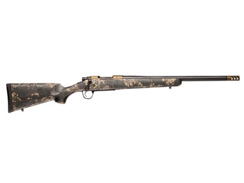 Christensen Arms 8010619800 Ridgeline FFT 308 Win 4+1 20" Carbon Fiber/Threaded Barrel, Burnt Bronze Cerakote, Green with Black/Tan Accents Stock