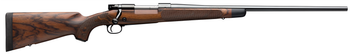 Winchester Repeating Arms 535239294 Model 70 Super Grade 6.5 PRC Caliber with 3+1 Capacity, 24" Barrel, Polished Blued Metal Finish, AAA French Walnut Stock & No Sights Right Hand (Full Size)         