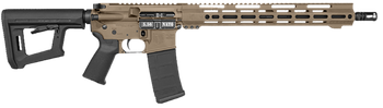 Diamondback DB1718K061 DB15 Carbon Series 5.56 NATO 30+1 16" Black Nitride Threaded Barrel, Flat Dark Earth Cerakote Picatinny Rail Aluminum Receiver, Adjustable Black Synthetic Stock, Magpul MOE Grip