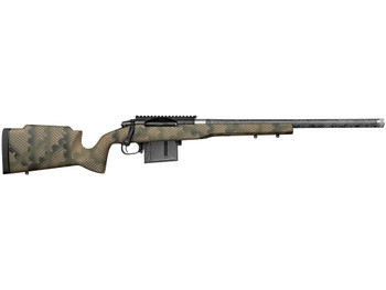 Proof Research 151068 Elevation MTR 2.0 223 Rem 4+1 16.50" Carbon Fiber Match Grade Threaded Barrel, Black Receiver w/Picatinny Rail, Tactical Flat Dark Earth Proof Fixed Carbon Fiber Stock, Right Han