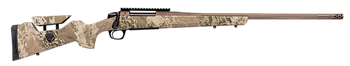 CVA CR3953 Cascade Long Range Hunter Full Size 308 Win 22" Smoked Bronze Cerakote Steel Threaded Barrel, Realtree Hillside Synthetic Stock                                                              