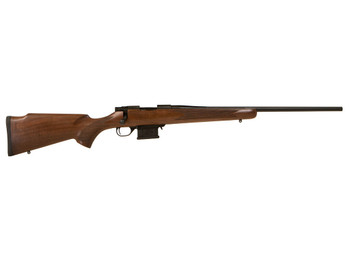 Howa HWH350HB M1500 Mini Action Hunter Compact 350 Legend 3+1 16.25" Blued Heavy Threaded Barrel, Blued Drilled & Tapped Steel Receiver, Walnut Fixed Stock, Right Hand