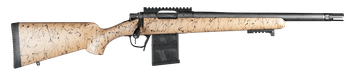 Christensen Arms 8010612300 Ridgeline Scout Full Size 300 Blackout 4+1, 16" Black Nitride Steel Threaded Barrel, Black Nitride Aluminum Receiver, Tan w/Black Webbing Fixed Sporter Stock               