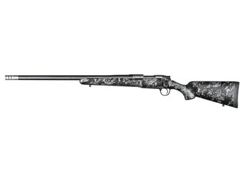 Christensen Arms 8010618400 Ridgeline FFT 300 PRC 3+1 22" Carbon Fiber/Threaded Barrel, Stainless Steel, Black with Gray Accents Stock, Left Hand